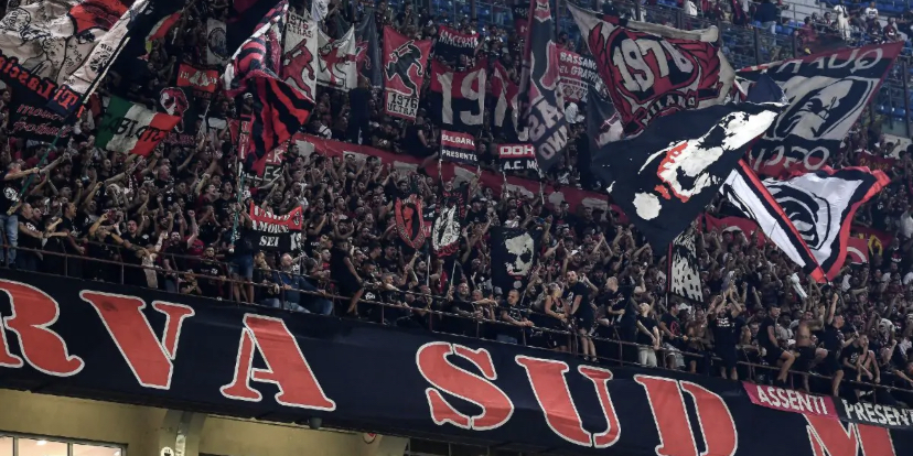 Milan Curva Sud Tifosi Derby